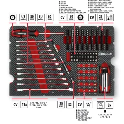 E-Case 201-pc. Tool Case Mechanic