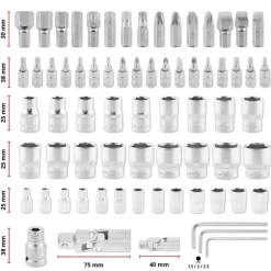 E-Case 92-pc. Tool Case Workshop
