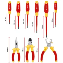E-Case 9-pc. Tool Pad Electrician’s Tools