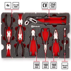 E-Case 9-pc. Tool Pad Pliers