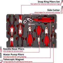 E-Case 9-pc. Tool Pad Pliers