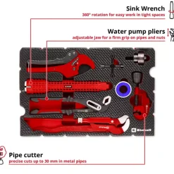 E-Case 8-pc. Tool Pad Plumbing Installation