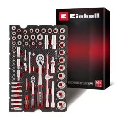 E-Case 60-pc. Tool Pad Sockets and Ratchets