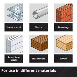 L-CASE 40-pc. Bit and Drill Bit Set for Wood, Masonry and Metal