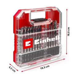 L-CASE 40-pc. Bit and Drill Bit Set for Wood, Masonry and Metal