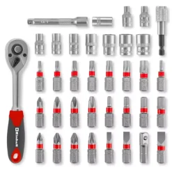 L-CASE 37-pc. Bit and Ratchet Set