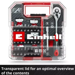 L-CASE 37-pc. Bit and Ratchet Set