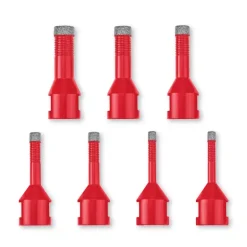 M-CASE 7-pc. Diamond Tile Drill Bit Set, M14, Ø 6–14 mm