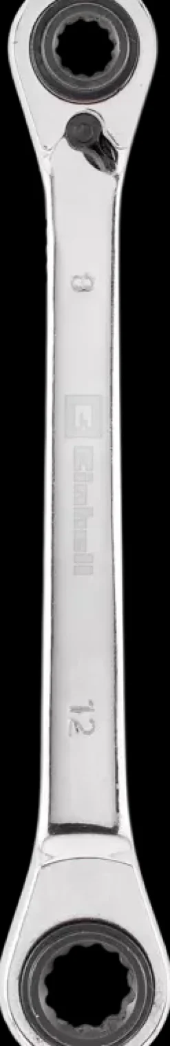 2-pc. Double Ratcheting Ring Spanner Set, 4-in-1