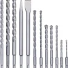 12-pc. Drill and Chisel Set, SDS-Plus