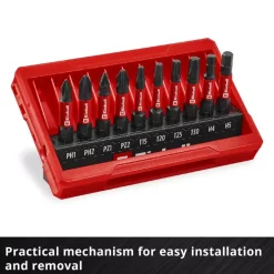 10-pc. Impact Bit Set, Pocket Set, 50 mm
