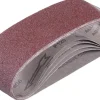 6-pc. Sanding Belt Set, 75 x 457 mm