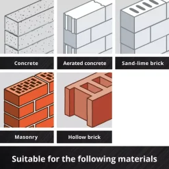 3-pc. SDS Plus Chisel Set, 250 mm