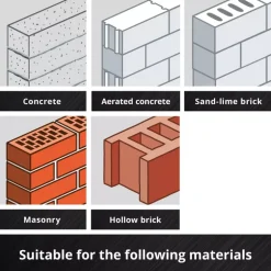 3-pc. SDS-Max Chisel Set, 400 mm