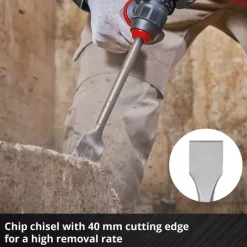 3-pc. SDS-Max Chisel Set, 400 mm