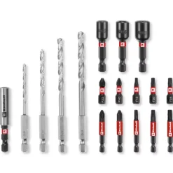 S-CASE 18-pc. Impact Bit Set with Metal Drill Bits