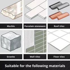 S-CASE 10-pc. TCT Tile Drill Bit Set
