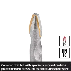 S-CASE 10-pc. TCT Tile Drill Bit Set