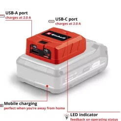 TC-CP 18 Li USB A/C-Solo