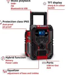 TE-CR 18 Li DAB+/FM/BT - Solo