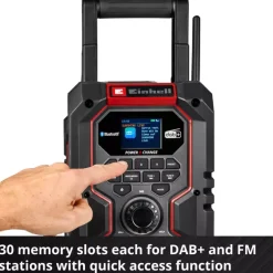 TE-CR 18 Li DAB+/FM/BT - Solo