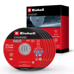 Thin Cutting Discs, Ø 125 x 1 mm, 5 pcs.