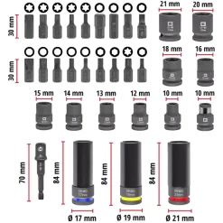 XL-CASE 32-pc. Automotive Impact Socket and Bit Set