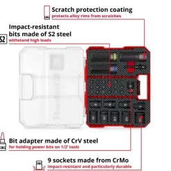 XL-CASE 32-pc. Automotive Impact Socket and Bit Set