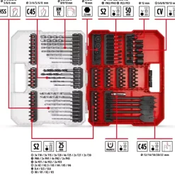 XL-CASE 95-pc. Impact Bit and Drill Bit Set