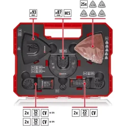 XL-PLUS-CASE 35-pc. Multitool Set for Wood