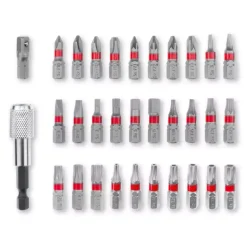 XS-CASE 32-pc. S2 Steel Bit Set