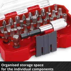XS-CASE 32-pc. S2 Steel Bit Set