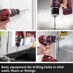 XS-CASE 4-pc. TCT Tile Drill Bit Set, Ø 5–10 mm