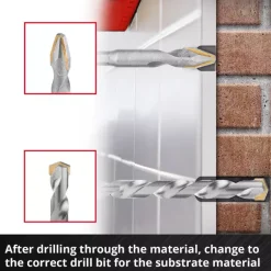XS-CASE 4-pc. TCT Tile Drill Bit Set, Ø 5–10 mm